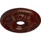 Ekena Millwork Granada Ceiling Medallion (Fits Canopies up to 6 5/8"), 18"OD x 3 1/2"ID x 2 1/2"P, Brushed Mahogany CM18GABMF - alternate 2